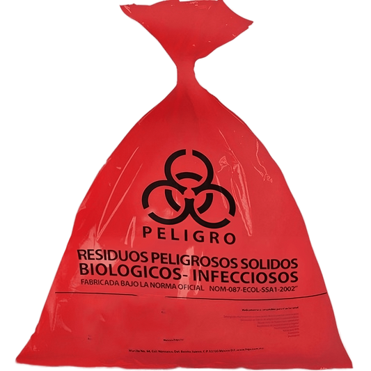 Bolsa Roja de Bioseguridad